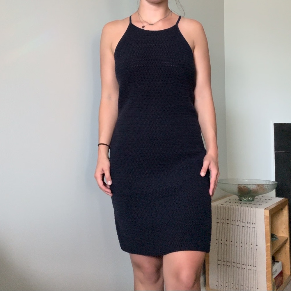 Navy blue Knit dress